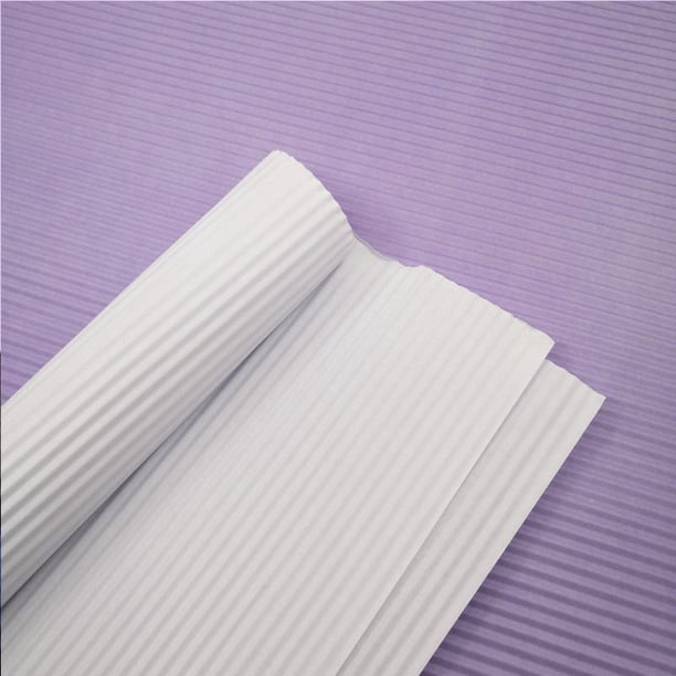 Xiao Hua Flores, regalos, papel para envolver regalos, flores de papel corrugado monocromáticas, papel ondulado, papel para envolver regalos (blanco)