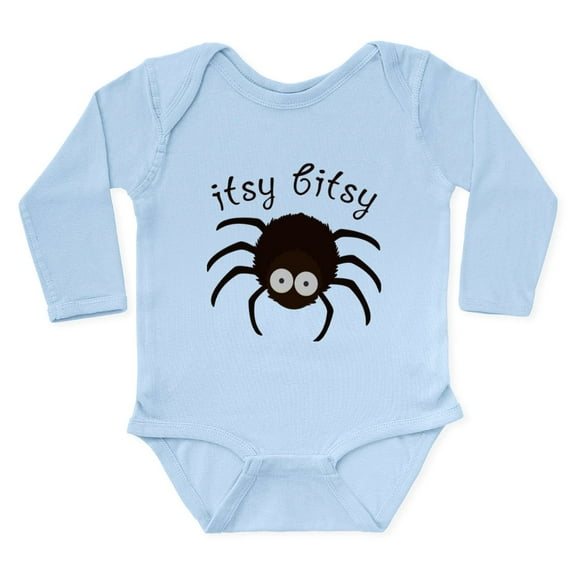 CafePress - Itsy Bitsy Spider Body Suit - Long Sleeve Cotton Baby Bodysuit