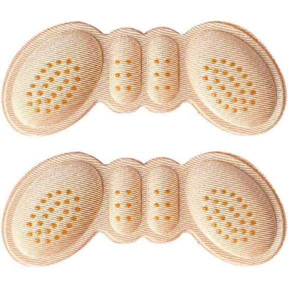 Gel Heel Cushion Inserts – High Heel Shoe Pads – Heel Grip Liner Insert (Beige, 3mm)