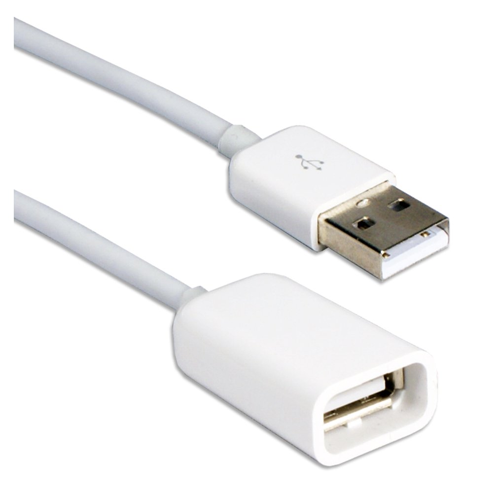 QVS 1Meter USB Power Charger & Sync Extension Cable for iPod/iPhone