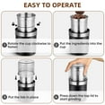 thumbnail image 6 of JahyShow Electric Coffee Bean Grinder Nut Seed Herb Grind Spice Crusher Mill Blender, 6 of 7