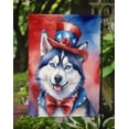 thumbnail image 3 of Siberian Husky Patriotic Garden Flag 11.25 in x 15.5 in, 3 of 5