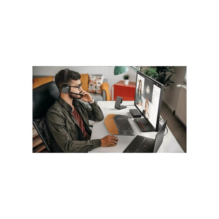 Lenovo Go Wireless ANC Headset, Thunder Black, 4XD1C9921 - Walmart.com