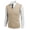 Light Khaki, variant on Men's Sleeveless Sweater Vest V-Neck Casual Cable Knit Button Down Cardigan Vest