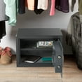 thumbnail image 2 of Stalwart Electronic Safe and Fingerprint Lock Box for Valuables (Dark Gray), 2 of 7