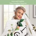 thumbnail image 4 of Mother''s Day Blanket Gifts for Grandma, Grandma Birthday Gifts, Grandma Gifts from Grandkids, Great Grandma Gifts, I Love You Grandma, Soft Throw 60" x 50", White, 4 of 6
