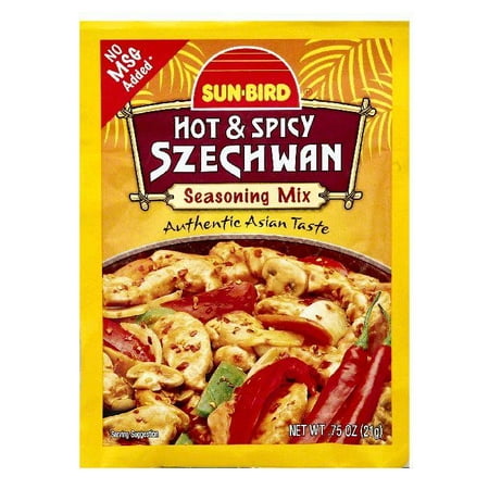 Sun Bird Hot & Spicy Szechwan Seasoning Mix, 0.75 OZ (Pack of