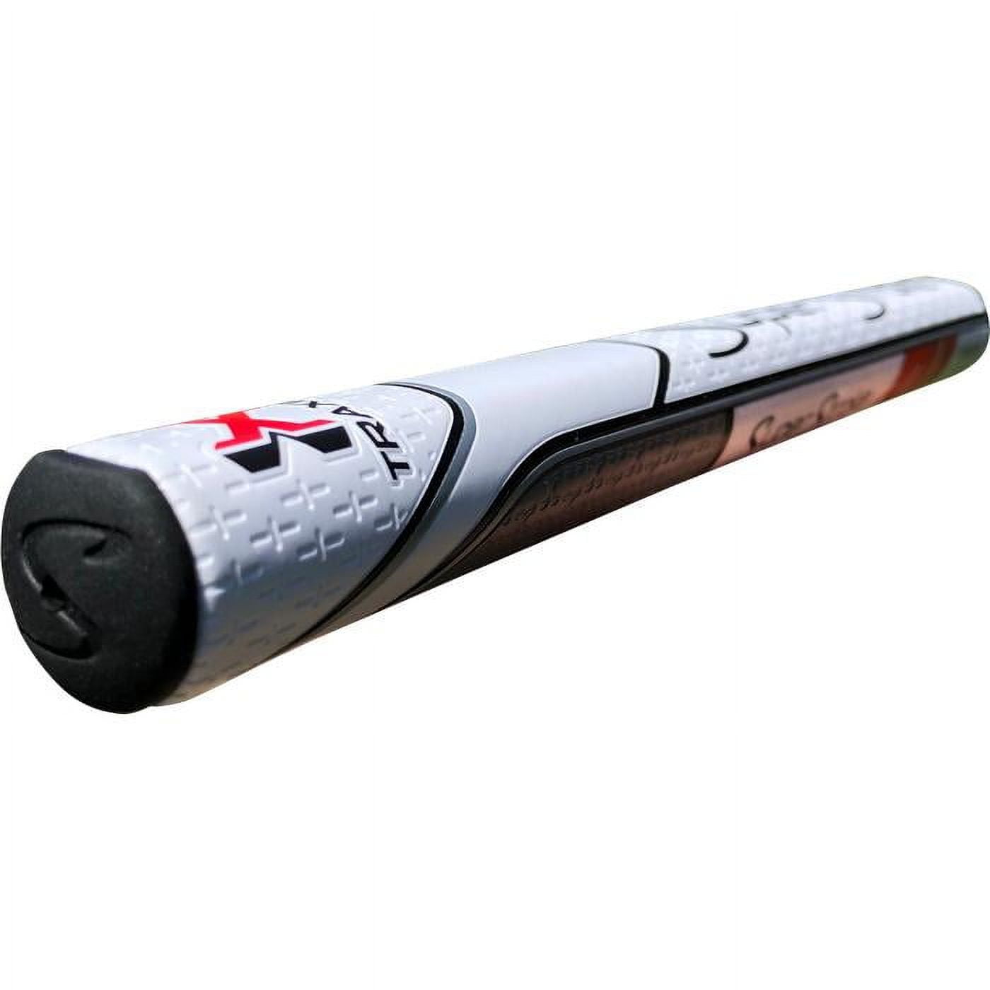 SuperStroke Traxion Tour Golf Putter Grip, Tiff/Gray/White (Tour 1.0) | Advanced Surface Texture that Improves Feedback and Tack | Minimize Grip Pressure with a Unique Parallel Design