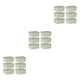 thumbnail image 1 of Recipientes de plástico transparentes Billuyoard para alimentario Tapa hermética Verde 6 piezas, 1 of 6