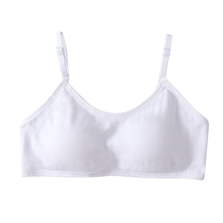 outfmvch lingerie for women big girls student training bras wireless light  padded sports cropped cami bras for teens underwear adjustable bra vest