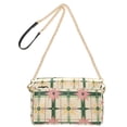 thumbnail image 2 of FORMRS Women Crossbody Purse with Chain Strap Vegan Leather Shoulder Handbag, Retro Green Stars, 2 of 7