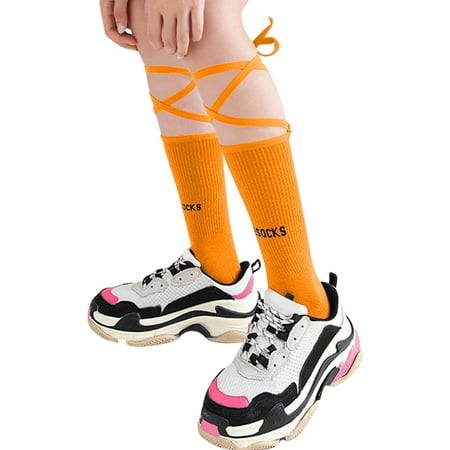

Women Autumn And Winter Matching Lace Thickened Warm Mid Tube Socks Women Thick Long Socks