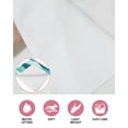 thumbnail image 6 of Turquoise Stripes Kitchen Dish Towels for Drying Dishes Set of 2, Vintage Farmhouse Ripple Texture Art Waffle Weave Microfiber Hand Tea Bathroom Towels Quick Dry & Absorbent Towel 15.7x23.6, 6 of 7