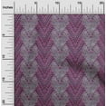 thumbnail image 2 of oneOone Rayon Dark Purple Fabric African Aztech With Animal Skin Sewing Material Print Fabric By The Yard 56 Inch Wide, 2 of 4