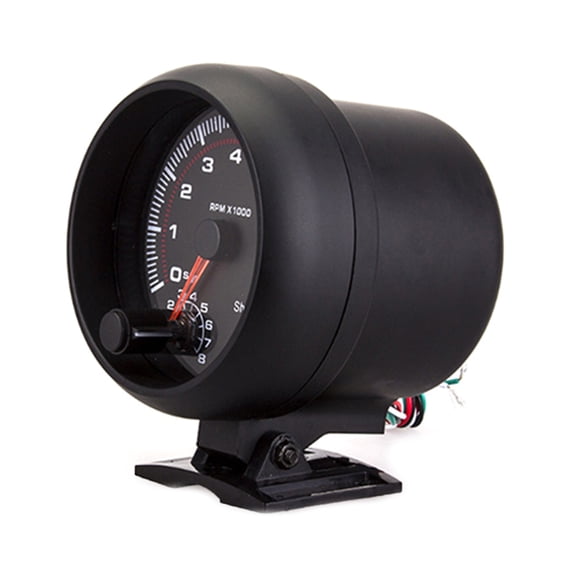 3.75in Electrical Tachometer RPM Gauge with Light Replacement Automotive Gauge for 4/6/8 Cylinder Gasolines Vehicle