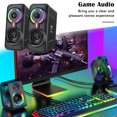 thumbnail image 4 of 2pcs ONIKUMA L6 Altavoces portátiles para juegos con cable Estéreo compatible con Bluetooth LED Hugtrwg Para estrenar, 4 of 7