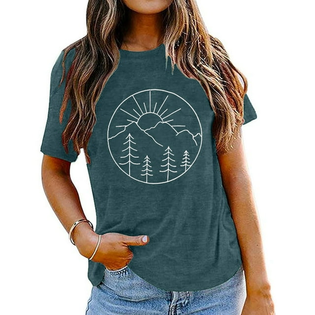 UANWENN T-Shirt d'Été pour Femmes, Confortable et Ajusté, Manches Courtes, T-Shirt de Compression pour Femmes