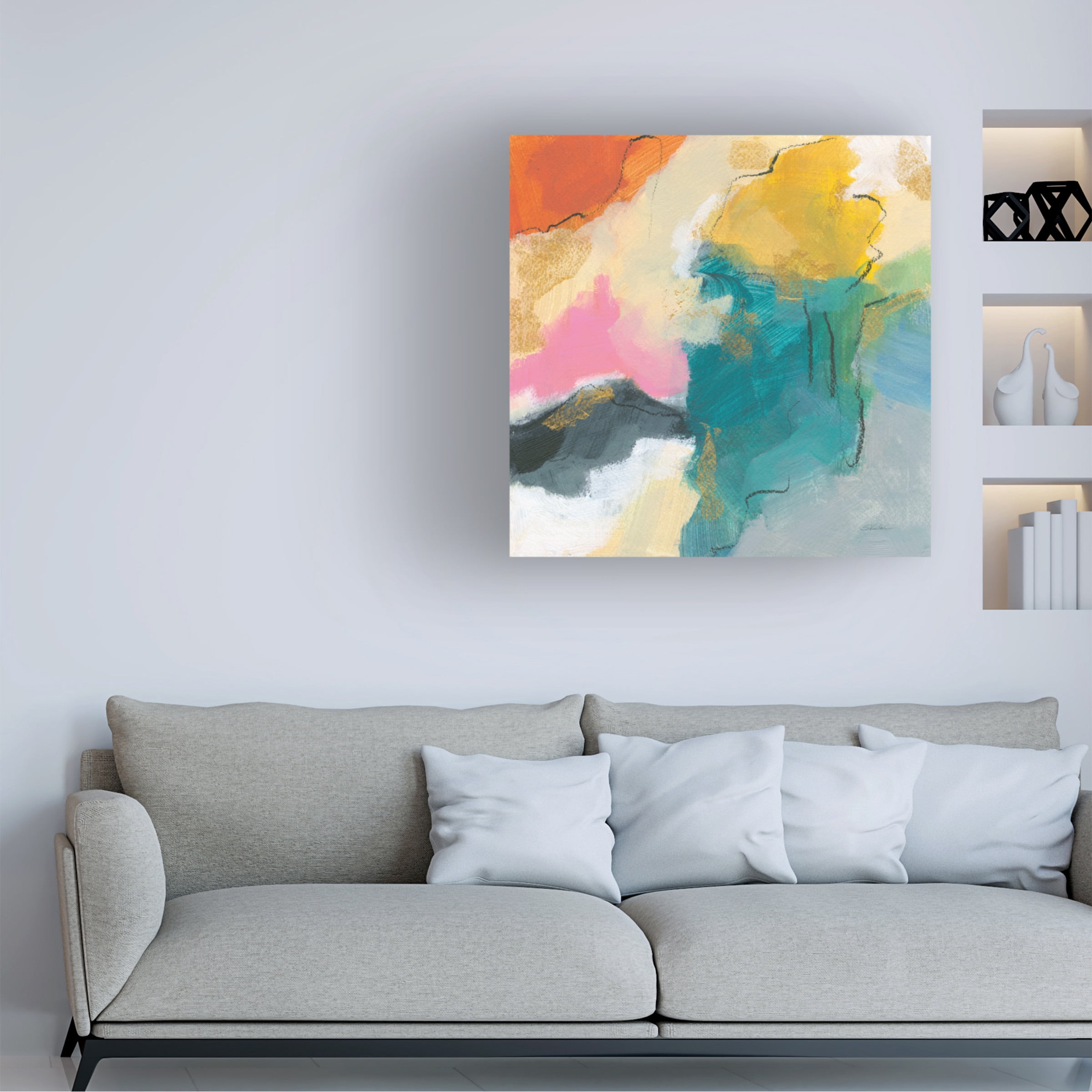 Silvia Vassileva 'Daydream IV' Canvas Art