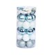 thumbnail image 1 of Paquete de 41 adornos de bolas de Navidad, juego de bolas de Navidad pintadas con estrellas, árbol de Navidad, boda, decoración de fiesta, 1 of 5