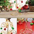thumbnail image 4 of Moocorvic Tabletop Metal Christmas Tree Wrought Iron Ornament Display Stand Christmas Ornament 11 Inch Desktop Decorations Mini Xmas Tree, 4 of 7