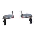 thumbnail image 1 of 2 Piezas Bisagras para Asiento de Inodoro Tornillos de Montaje Superior Tuercas de Caucho Metal Instalación Rápida Adecuado para Mantener Baño Casa 60 mm, 1 of 8