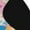 2 Black-2, variant on Skull rainbow color space Print Adult Socks for Men & Women,Calf Socks, Ankle Socks,Boots Socks,Breathable Casual Sock,Unisex Crew Socks