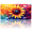 Sunflower, variant on 1 Pcs 2D Flat License Plate Covers & Frames, Sword with Skull For Decorative Front, Waterproof For Decoration Aluminum License Plate Covers & Frames Cover For Men Women, 12" X 6"