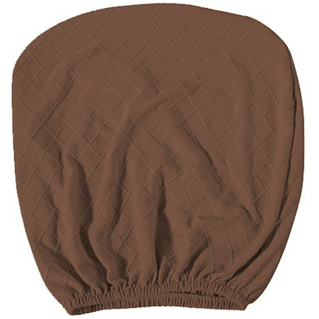 Naiovety Paquete de 2 fundas de respaldo de tipo dividido, fundas para sillas de oficina, sillas giratorias desmontables y estirables, funda para sillas Decoración del hogar Marron oscuro Naiovety HA011225-04