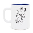 thumbnail image 3 of Taza de cerámica Silver Buffalo Peanuts Snoopy, 750 ml, 3 of 8
