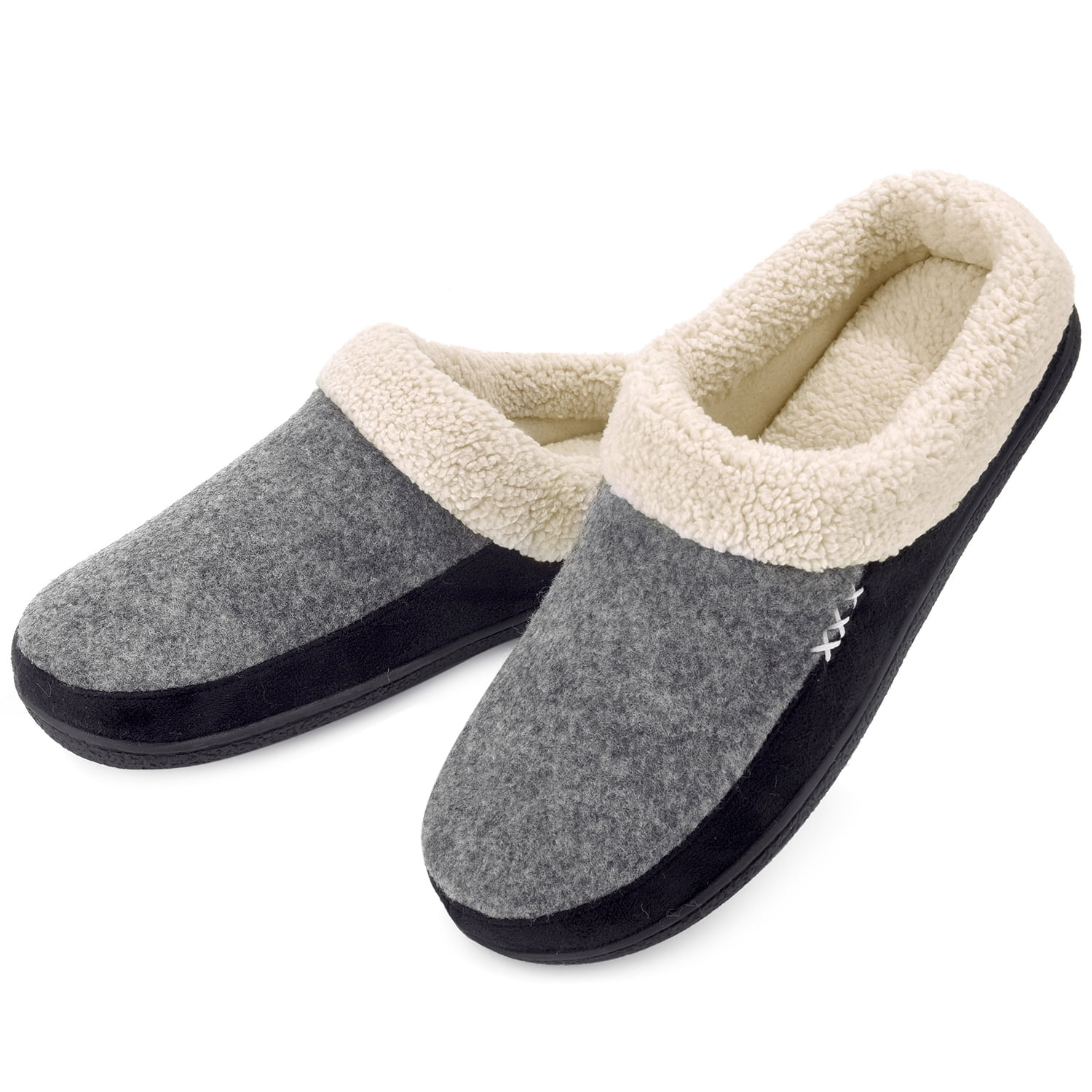 VONMAY - Vonmay Men's Slippers Fuzzy House Shoes Memory Foam Slip On ...