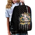 thumbnail image 3 of HUIACONG Sunflower Cow Print School Backpack for Age 6-18 Large Capacity Lightweight Water Resistant Bookbag for Boys Girls Elementary Middle High School Students Daily Use, 3 of 6