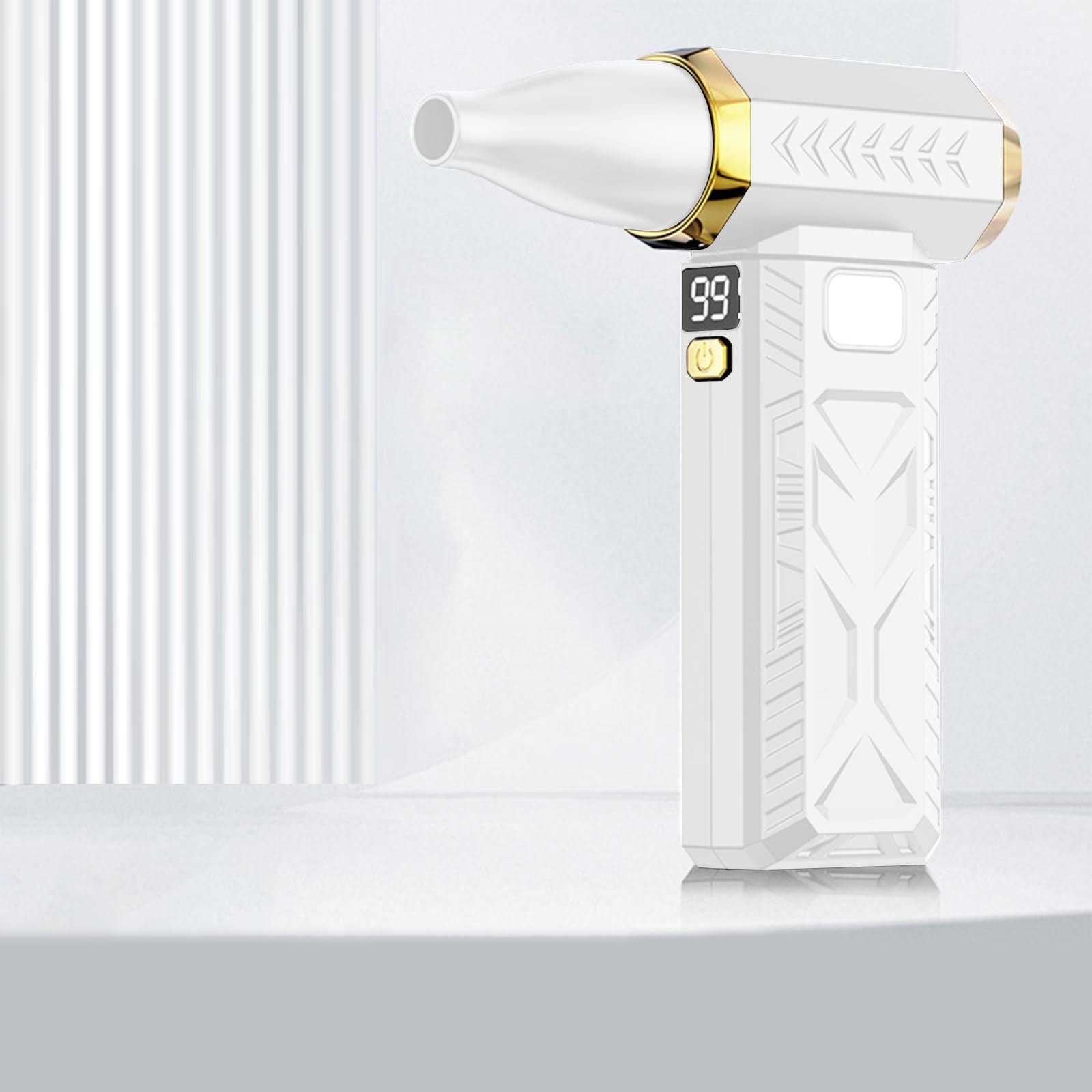 Portable Brushless Turbine Blower, High‑speed 130,000 Rpm Air Duster for Snow Removal and Cleaning, Multi‑function Handheld Tool, Rechargeable Battery with 6000mah, Blowing and Vacuuming Modes