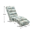 thumbnail image 4 of Modern Upholstered Massage Chaise Lounge, Linen Long Chaise with Heating Fuction, Ergonomic Electric Recliner for Office Living Room, Rug Flower, 4 of 9