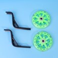 thumbnail image 1 of TAILTOSS 2 Pcs Kids Stabilisers for Bikes Green Steel Cycling Accessory, 1 of 8