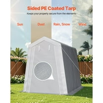 Instant 6x8 FT Outdoor Canopy Shelter, Waterproof Portable Carport Tent for Vehicles & Storage