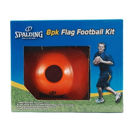 Spalding Flag Football Kit with 8 Colored Flags