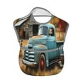 thumbnail image 2 of Zufioo Vintage Truck Farm Scene Print Toddler Adjustable Waterproof Bib, 11.6x15 Inch Feeding Bib Suitable for 6-24 Month Babies, 2 of 8