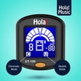 thumbnail image 2 of Hola! Music Ukulele Tuner - Adjustable Clip On Tuner w/Chromatic Tuning Mode, 1 Button Operation, 2 of 6