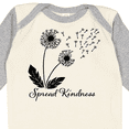 thumbnail image 4 of Inktastic Spread Kindness Dandelion Boys or Girls Long Sleeve Baby Bodysuit, 4 of 5