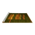 thumbnail image 2 of Ahgly Company Machine Washable Indoor Rectangle Abstract Yellow Contemporary Area Rugs, 2' x 4', 2 of 4