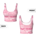thumbnail image 5 of Fotbe Western Cowgirl Pattern Womens' Sports Bra Longline Wirefree Padded with Medium Support Sports Moisture-Wicking Workou Vest,Tank Top-Large, 5 of 7