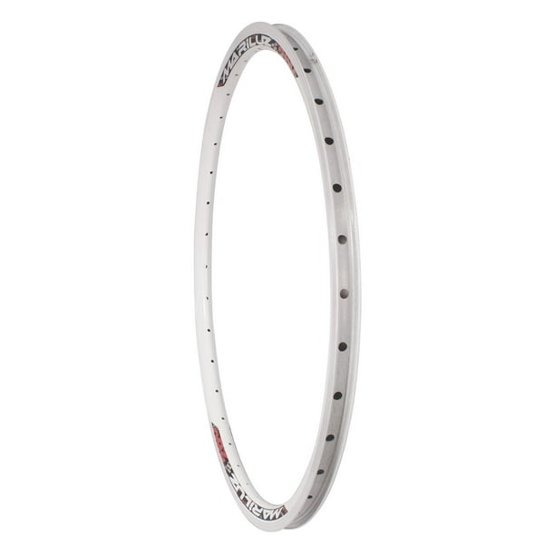 Rin Bicicleta R26 x36H Aluminio aero Blanco Mariluz 520Bla Doble Pared 26' 1.75' 2.125'