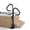 Black 35.3" × 60", variant on Galvanized Steel Outdoor Step Handrail Curved Ends Safety Balusters Complete Installation Kit Fits 4 Steps Porch Deck Indoor Stair Use