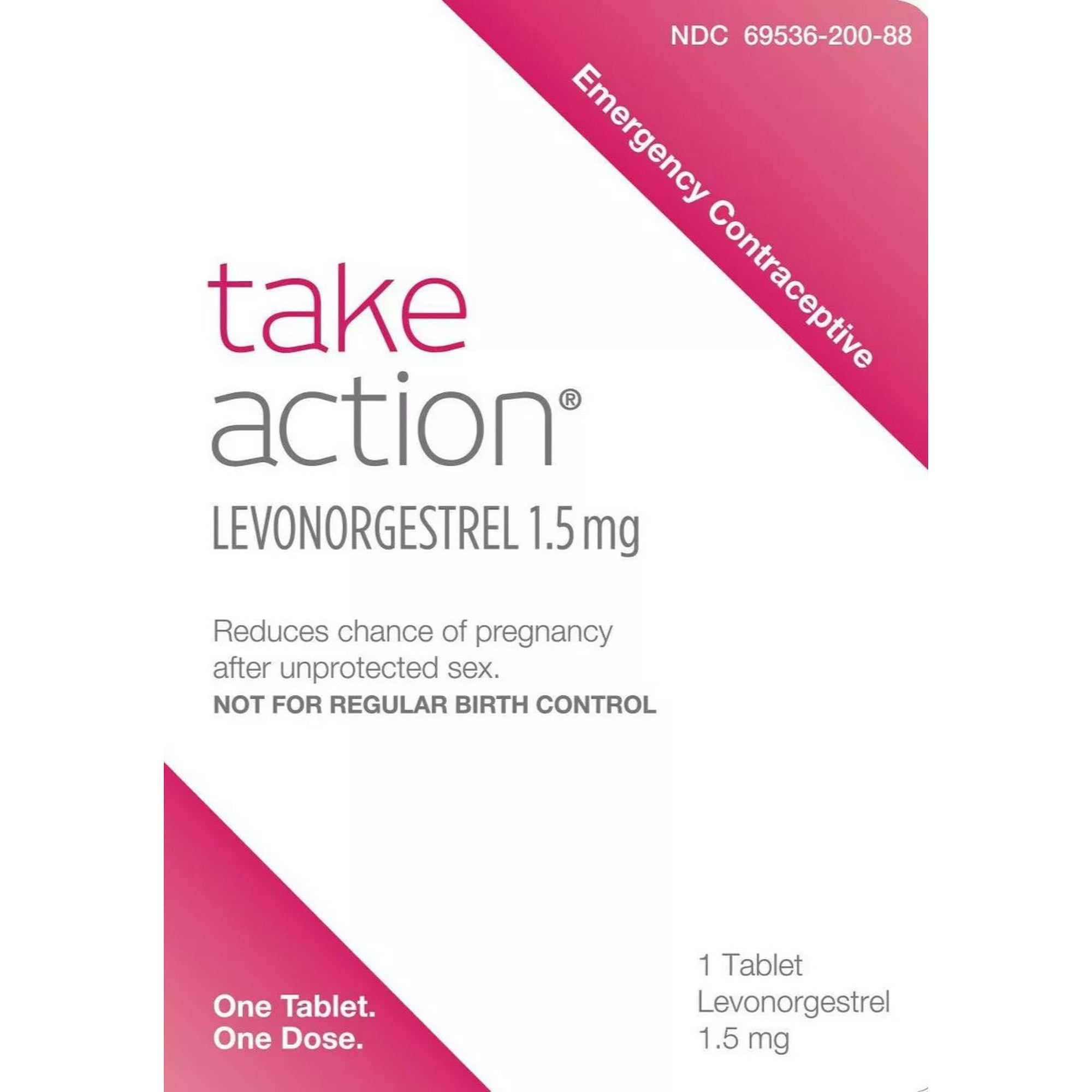 Take Action Emergency Contraceptive, Levonorgestrel 1.5 mg