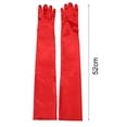 thumbnail image 4 of zobvuyeg 1 Pair Long Elbow Satin Gloves, Long Gloves 20.5inch Opera Gloves Evening Dancing Party Glove for Women, 4 of 8