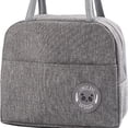 thumbnail image 5 of Box Lunch Bag High Capacity Reusable Tote Heat Preservation Dinner Insulation Hangbag, 5 of 5