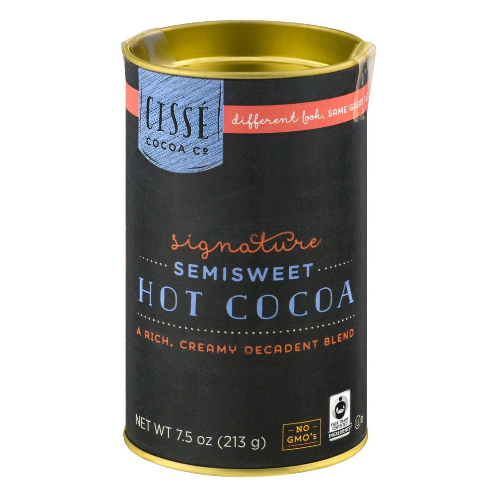 Cisse Cocoa Co. Signature Semisweet Hot Cocoa, 7.5 OZ by Cisse Trading Co.