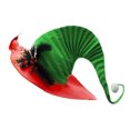 thumbnail image 1 of Matsuzay Sombrero de Navidad para celebración de vacaciones, accesorio para la cabeza, adorno de vestir para hombres y mujeres, gorros de Kits de decoración para fiestas rojo y verde, 1 of 6