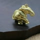 thumbnail image 3 of 2pcs encantos de elefante de latón colgante de llavero de latón colgante de animal (color aleatorio), 3 of 5
