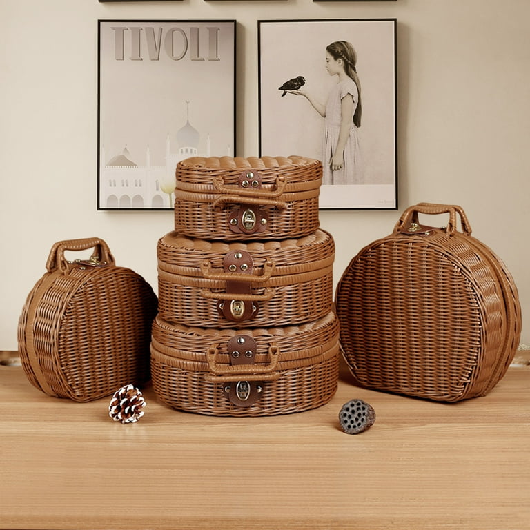 Rattan 2024 storage bins